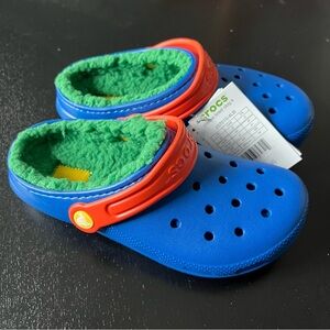 NWT Crocs Kids Slipper Clogs